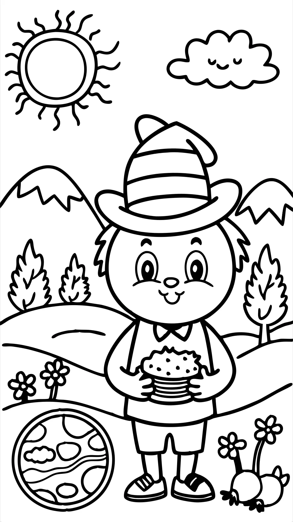 coloring pages green eggs and ham